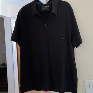 Men’s XL black polo shirt
